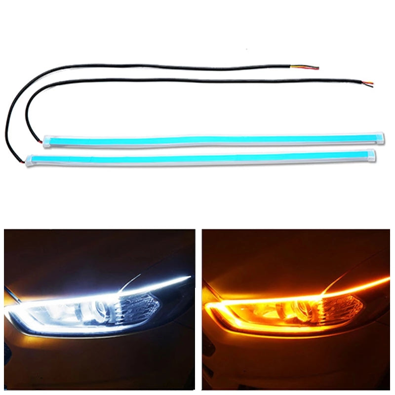 JANTA 60cm Waterproof LED Daytime Running Sequential Lights